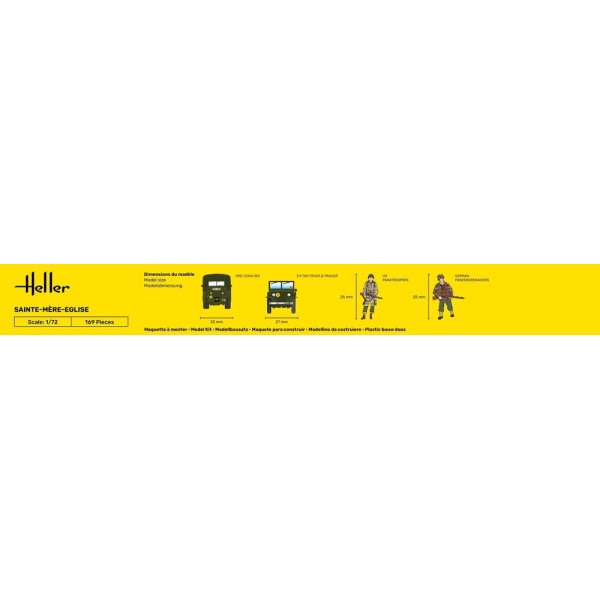 Heller 1:72 Sainte-Mere-Eglise     H50327 - Afbeelding 2