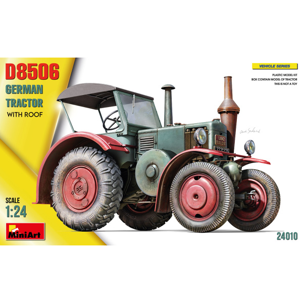 MiniArt 1:24 German Tractor D8506 Whit Roof     MA24010