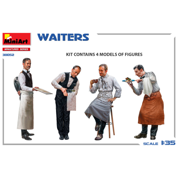 MiniArt 1:35 Waiters     MA38052 - Afbeelding 2