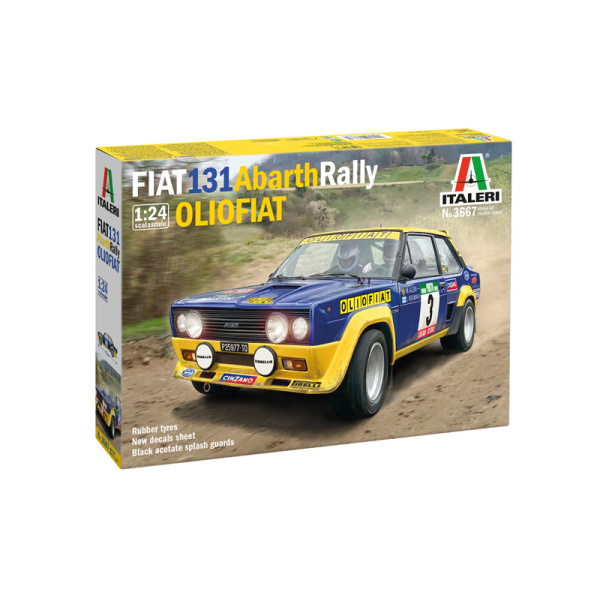 Italeri 1:24 Fiat 131 Abarth Rally  OLIOFIAT     IT3667