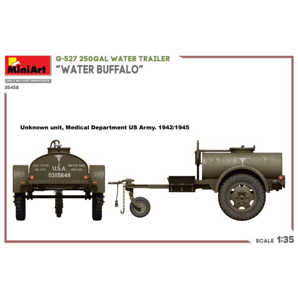 MiniArt 1:35 G-527 250Gal Water Trailer "Water Buffalo "      MA35458 - Afbeelding 3