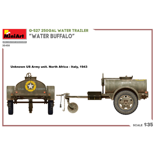 MiniArt 1:35 G-527 250Gal Water Trailer "Water Buffalo "      MA35458 - Afbeelding 2