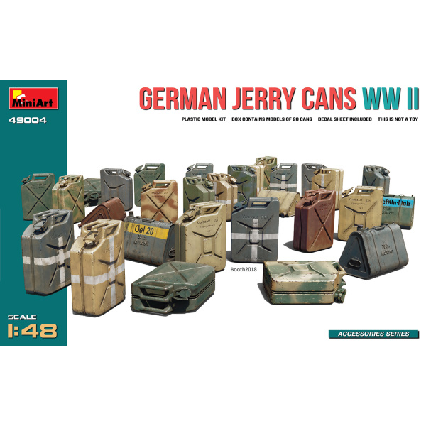 MiniArt 1:48 German Jerry Cans WWII     MA49004