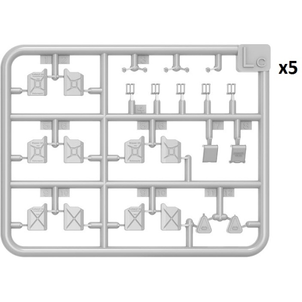 MiniArt 1:48 German Jerry Cans WWII     MA49004 - Afbeelding 2