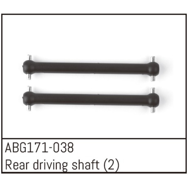 Absima 1:14 Truggy Rear Driving Shafts (2)      ABG171-038