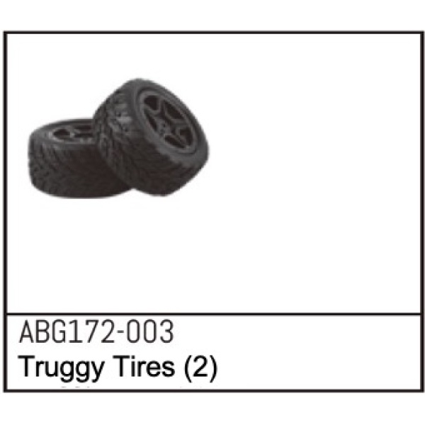 Absima 1:14 Truggy Tires (2)     ABG172-003