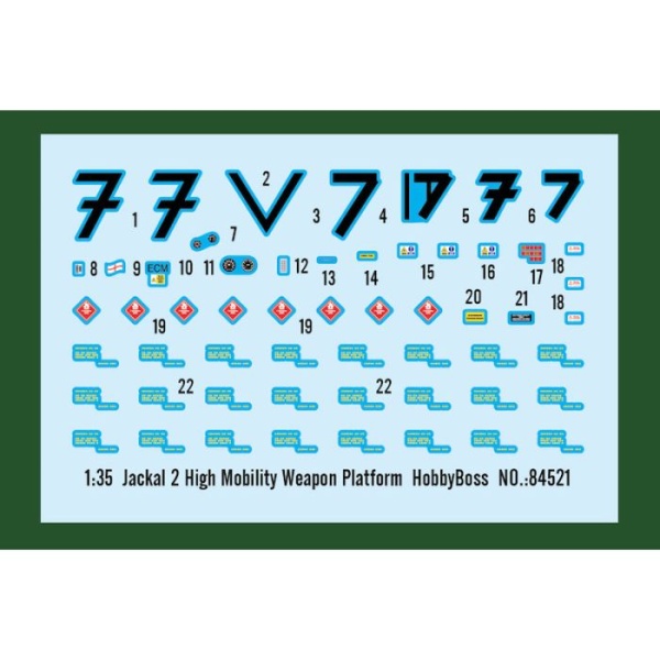 Hobbyboss 1:35 Jackal 2 High Mobility Weapon Platform   HB84521 - Afbeelding 9