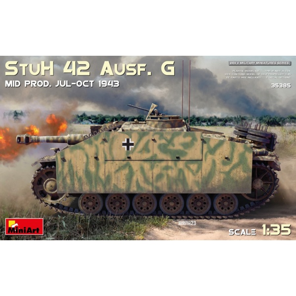 MiniArt 1:35 StuH 42 Ausf. G Mid. Production Juli-October 1943     MA35385