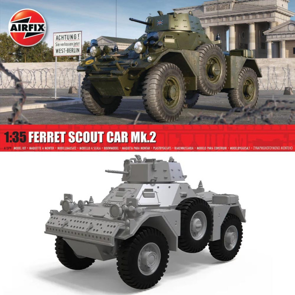 Airfix 1:35 Ferret Scout Car Mk.2     AF1379