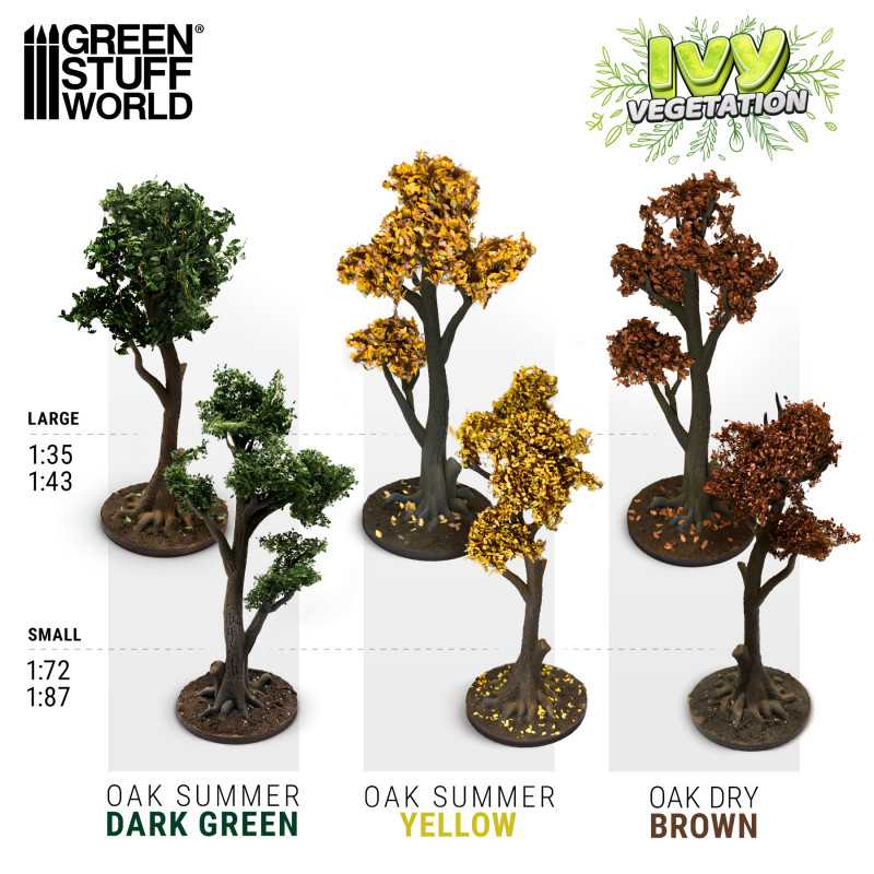 Green Stuff Ivy Foliage DARK GREEN Oak-Summer Large GSW4630 - Afbeelding 2