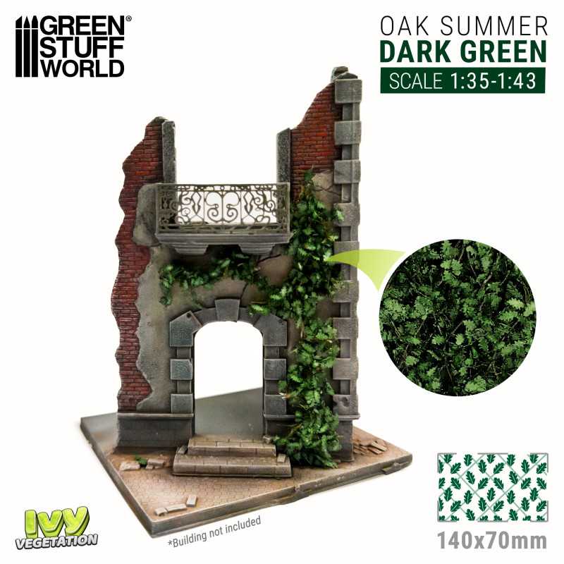 Green Stuff Ivy Foliage DARK GREEN Oak-Summer Large GSW4630 - Afbeelding 3