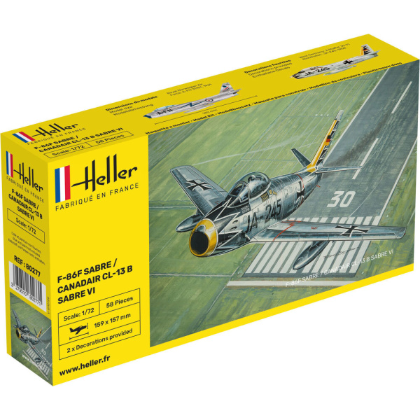 Heller 1:72 F-86F Sabre/Canadair CL-13B Sabre VI H80277