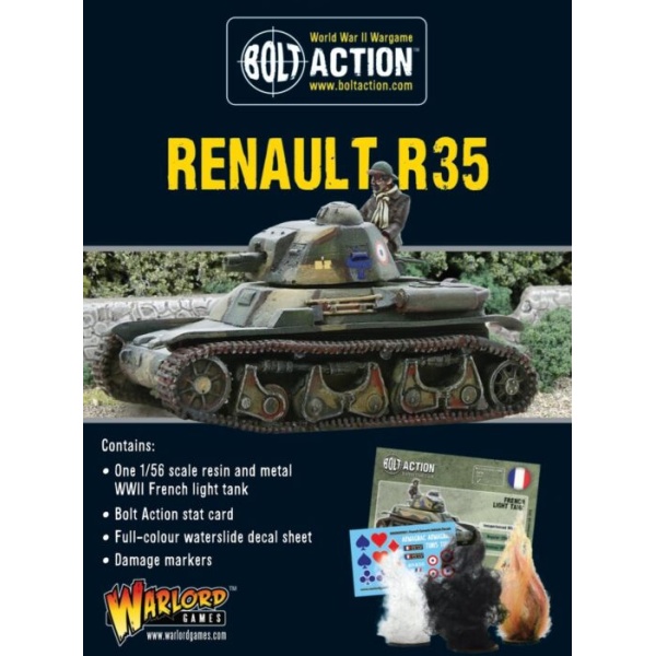 Bolt Action  1:56 Renault R35 Light Tank     402415502