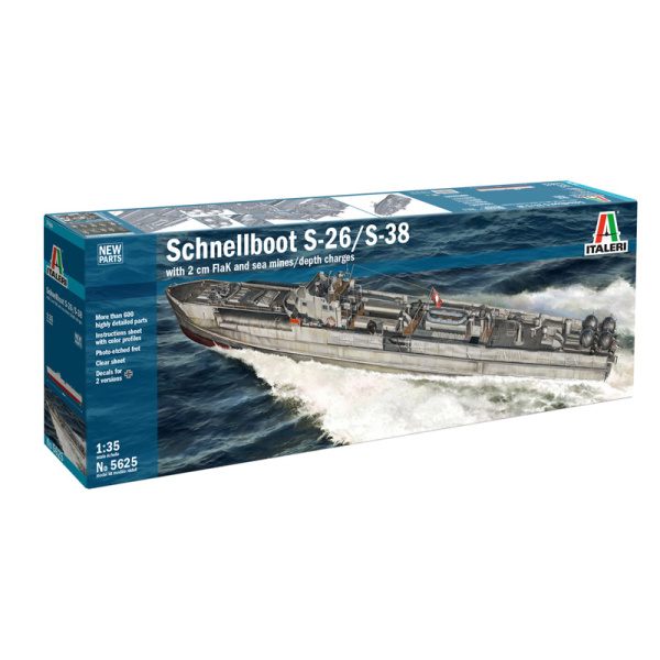 Italeri 1:35 Schnellboat S-26/S-38     IT5625