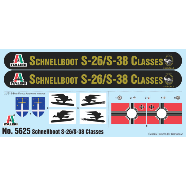 Italeri 1:35 Schnellboat S-26/S-38     IT5625 - Afbeelding 12