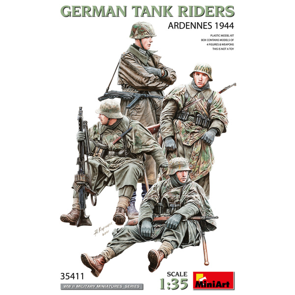 MiniArt 1:35 German Tank Riders Ardennes 1944     MA35411