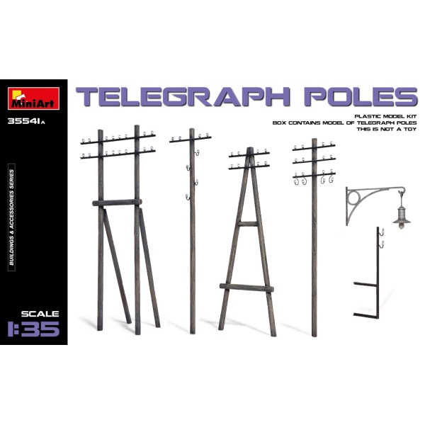 MiniArt 1:35 Telegraph Poles     MA35541A