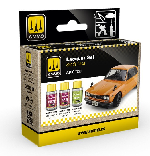 Ammo Mig Cobra Motor Lacquer Set 3x30ml MIG7520