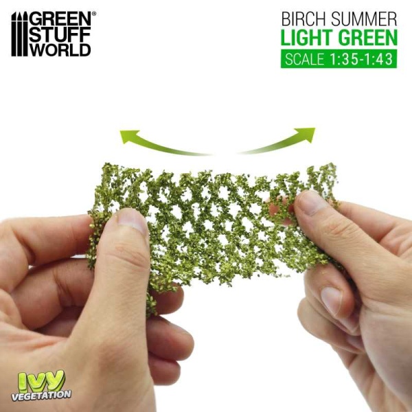 Green Stuff Ivy Foliage - Birch - LIGHT GREEN - Large     GSW4648 - Afbeelding 2
