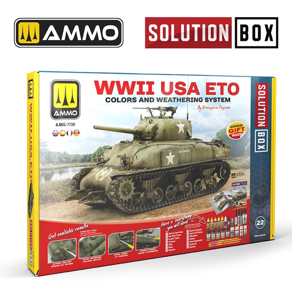 Ammo Mig Solution Box Wwii Usa Eto Colors And Weathering System