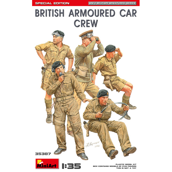 MiniArt 1:35 British Armoured Car Crew     MA35387