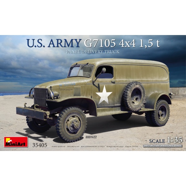 MiniArt 1:35 U.S. Army G7105 4x4 1,5 t Panel Van     MA35405