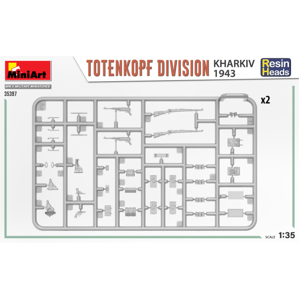 MiniArt 1:35 Totenkopf Division Kharkiv 1943     MA35397 - Afbeelding 2