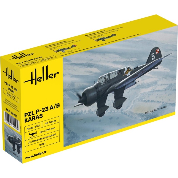 Heller 1:72 PZL P-23 A/B Karas     H80247