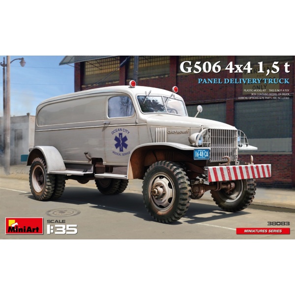 MiniArt 1:35 G506 4x4 1,5 t Panel Delivery Truck     MA38083