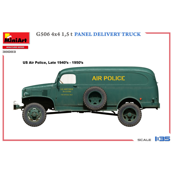 MiniArt 1:35 G506 4x4 1,5 t Panel Delivery Truck     MA38083 - Afbeelding 2