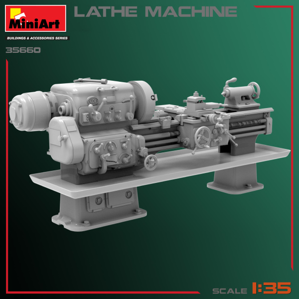 MiniArt 1:35 Lathe Machine     MAMA35660 - Afbeelding 3