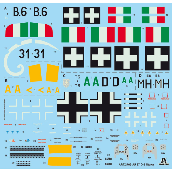 Italeri 1:48 Ju 87 D-5 STUKA     IT2709 - Afbeelding 10