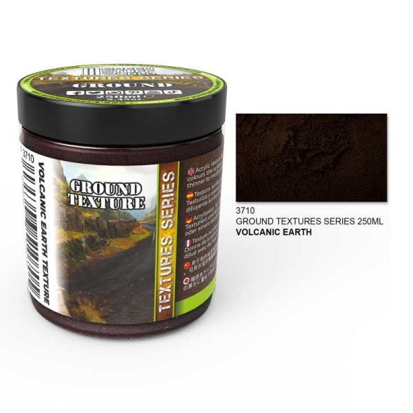 Green Stuff Acrylic Ground Texture  VOLCANIC EARTH 250ml     GSW3710