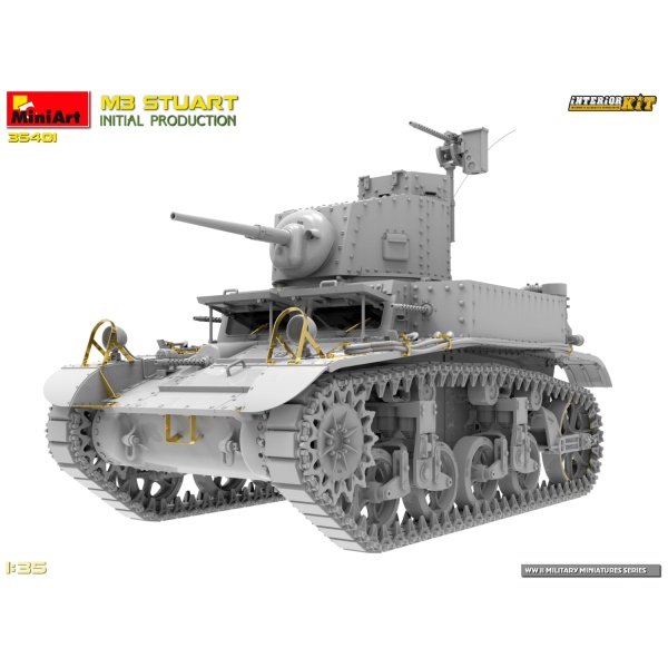 MiniArt 1:35 M3 Stuart Initial Production     MA35401 - Afbeelding 2