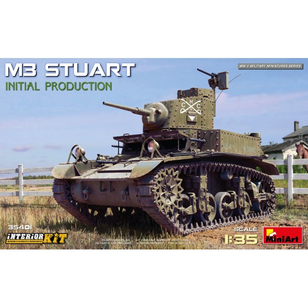 MiniArt 1:35 M3 Stuart Initial Production     MA35401