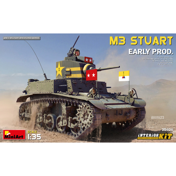 MiniArt 1:35 M3 Stuart Early Prod.  Interior Kit     MA35404