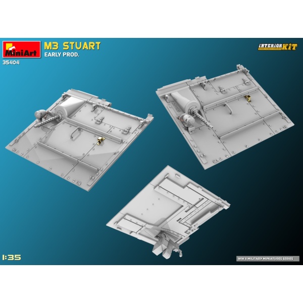 MiniArt 1:35 M3 Stuart Early Prod.  Interior Kit     MA35404 - Afbeelding 2