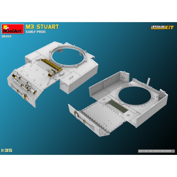 MiniArt 1:35 M3 Stuart Early Prod.  Interior Kit     MA35404 - Afbeelding 4