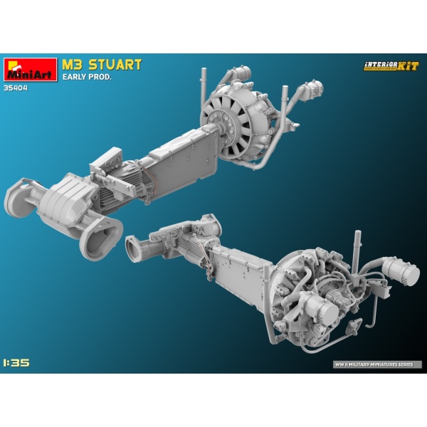 MiniArt 1:35 M3 Stuart Early Prod.  Interior Kit     MA35404 - Afbeelding 5