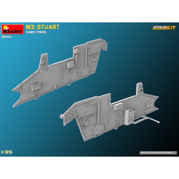 MiniArt 1:35 M3 Stuart Early Prod.  Interior Kit     MA35404 - Afbeelding 6