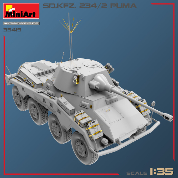 MiniArt 1:35 Sd.Kfz. 234/2 "PUMA"     MA35419 - Afbeelding 2