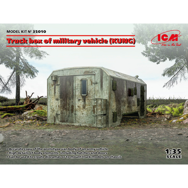 ICM 1:35 Truck Box of Military Vehicle (KUNG)  ICM35010