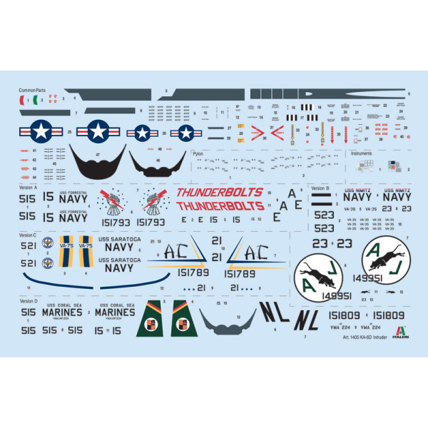 Italeri 1:72 KA-6D Intruder     IT1405 - Afbeelding 5