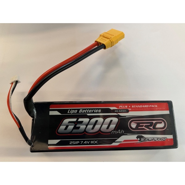 Sunpadow Plus ERC Lipo Battery 2S1P 7.4V 110C  XT90     ERC6300