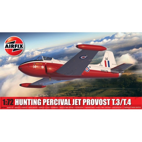 Airfix 1:72 Hunting Percival jet Provost T.3/T.4     AF02103A