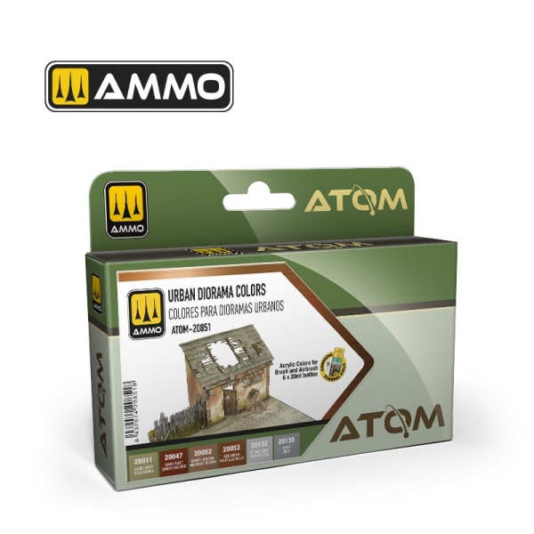 Ammo Mig ATOM Urban Diorama Colors Set     MIG20851