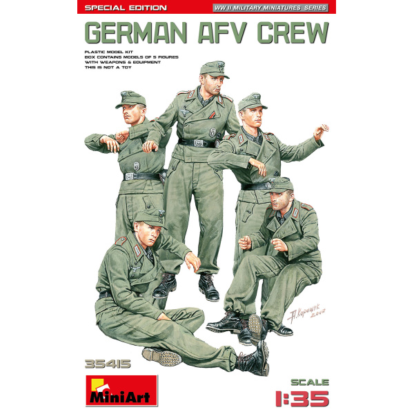 MIniArt 1:35 German AFV Crew   MA35415