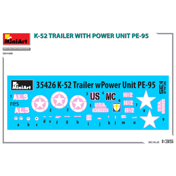 MiniArt 1:35 K-52 trailer whit Power Unit PE-95   MA35426 - Afbeelding 7