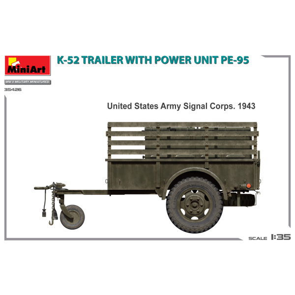 MiniArt 1:35 K-52 trailer whit Power Unit PE-95   MA35426 - Afbeelding 5