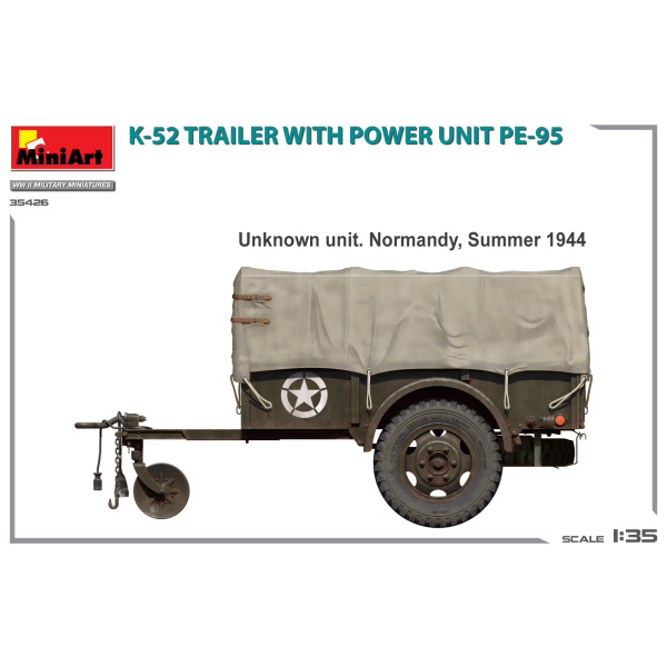 MiniArt 1:35 K-52 trailer whit Power Unit PE-95   MA35426 - Afbeelding 3